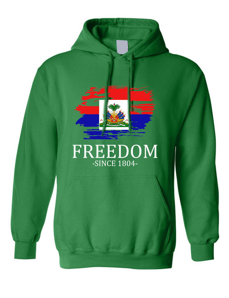 Adult Hoodie Haiti Freedom Since 1804 Haitian Top Love Haiti Gift