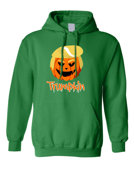 Adult Hoodie Trumpkin Trending Halloween Trump Funny Pumpkin Top