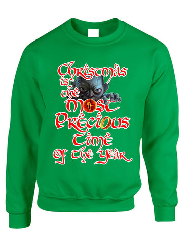 Adult Sweatshirt Christmas Is The Most Precious Time Holiday Gift