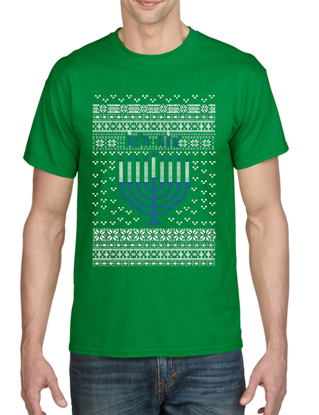 It's Lit Hanukkah Men's T shirt Ugly Hanukkah jewish Shirt