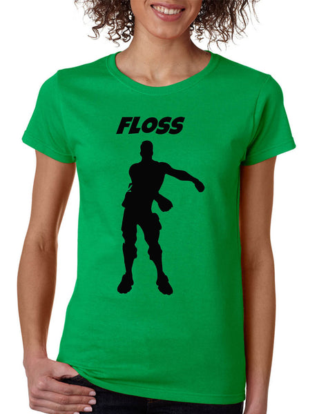 Women's T Shirt Floss Black Trendy Floss Dance Shirt Flossing Dancer
