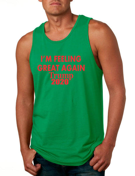 Men's Tank Top Feeling Great Again Trump 2020 Love USA President Top