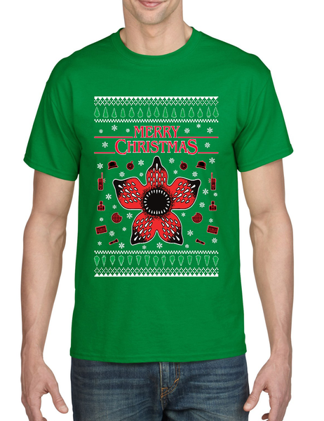 Stranger Monster Ugly Christmas Shirt Men's T Shirt