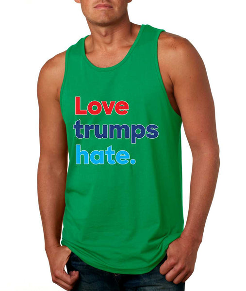 Men's Tank Top Love Trumps Hate Elections 2016 USA Top - ALLNTRENDSHOP - 3