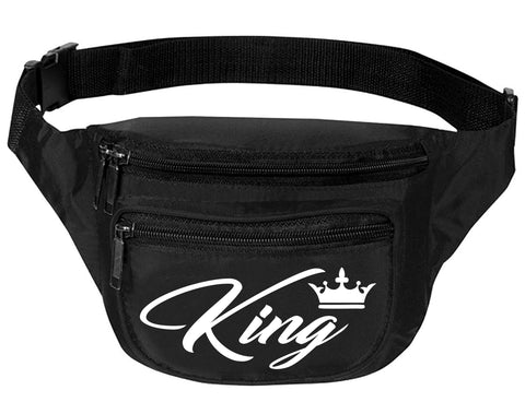 Adult Waist Pack King Customized Travel Bag Sport Cool Funny Packs