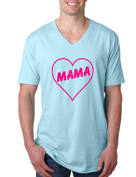 Men's V Shirt Mama Trendy Shirt Hot Tee Cool Gift