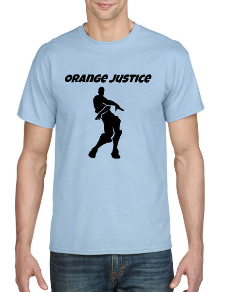 Men's T Shirt Orange Justice Move Dance Trendy Dancing Dancer Gift