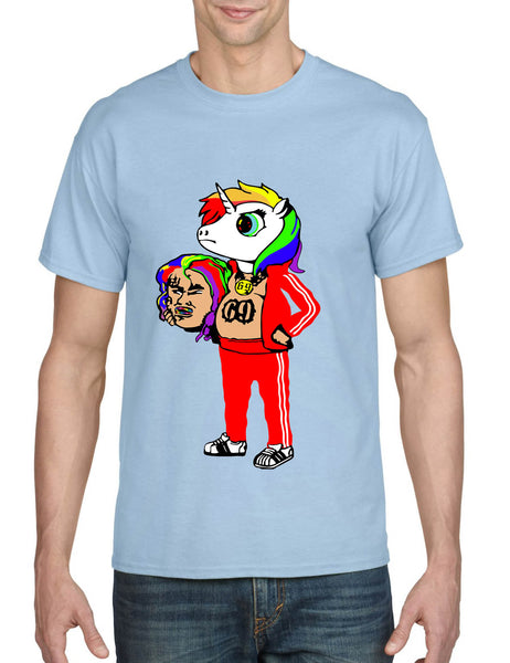 Men's T Shirt 69 Unicorn 6ix9ine Funny Shirt Trending Cool Fans Gift