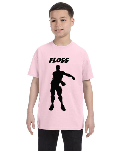 Kids Youth T Shirt Floss Black Trendy Floss Dance Tee Flossing Dancer
