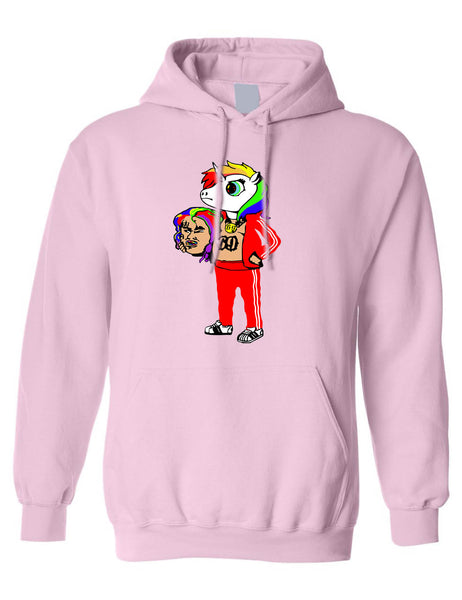 Adult Hoodie 69 Unicorn 6ix9ine Cool Sweatshirt Trending Fans Gift