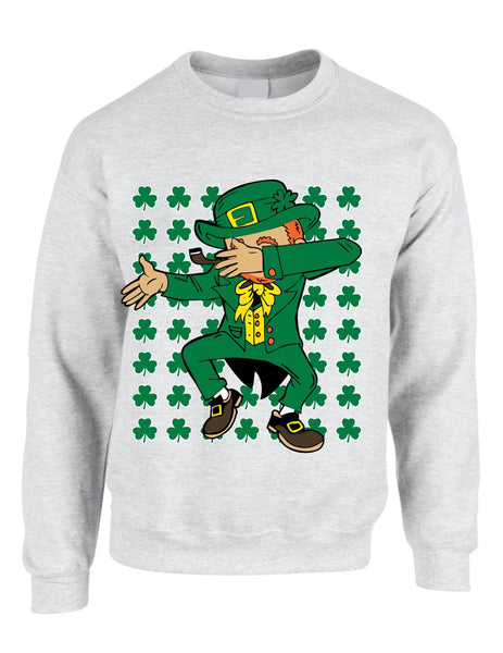 Dabbing Irish Leprechaun St patrick women sweatshirt - ALLNTRENDSHOP