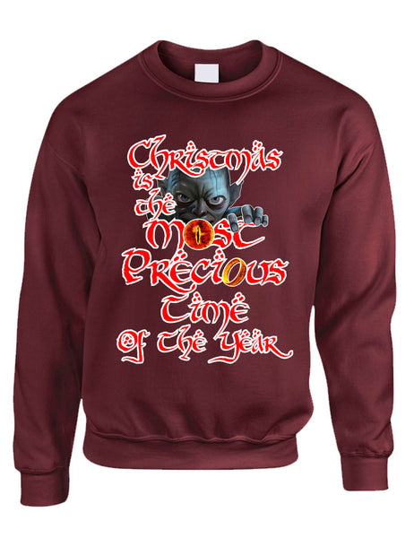 Adult Sweatshirt Christmas Is The Most Precious Time Holiday Gift