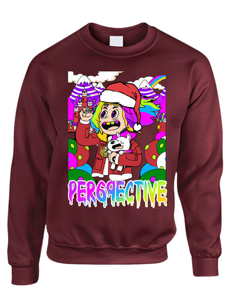 Adult Sweatshirt 69 Christmas Ugly Sweatshirt Trendy Xmas Top Gift