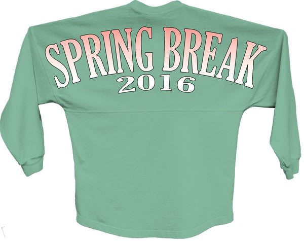 Spring break 2016 orange pom print J america shirt - ALLNTRENDSHOP - 4