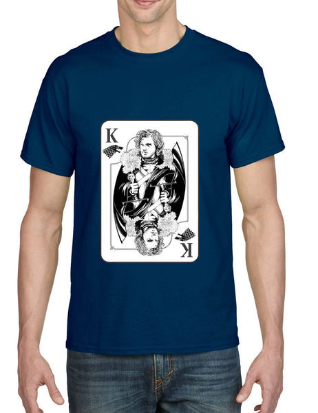 Men's T Shirt Jon Snow Card Trendy Shirt Popular Tee