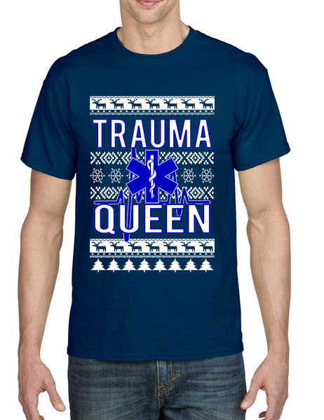 Christmas EMT Traumma Queen Men's T Shirt