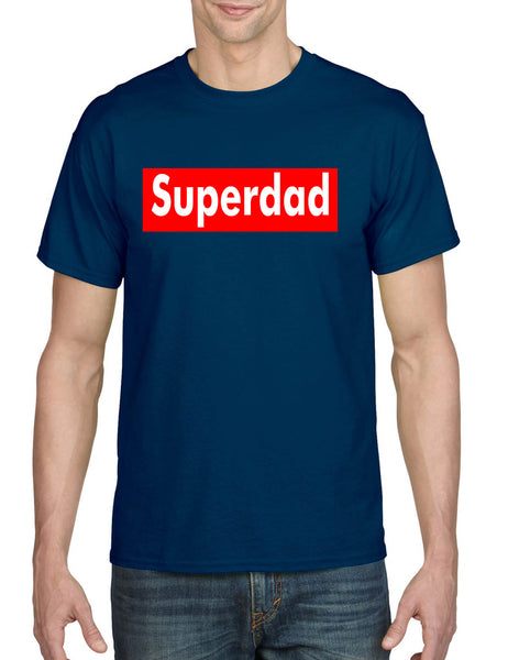 Men's T Shirt Super Dad Tee Fathers Day Shirt Best Daddy Gift Idea