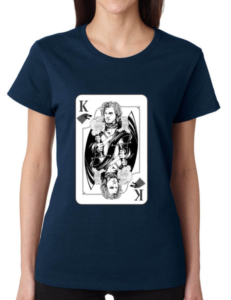 Women's T Shirt Jon Snow Card Trendy Tee Popular Shirt