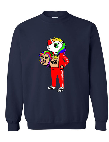 Adult Sweatshirt 6ix9ine Unicorn 69 Trendy Top Cool Stuff Popular