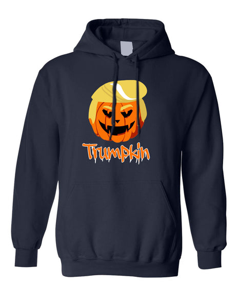 Adult Hoodie Trumpkin Trending Halloween Trump Funny Pumpkin Top