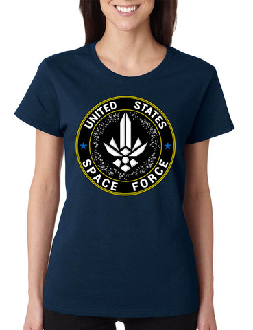 Women's T Shirt United States Space Force USSF Tshirt Love America