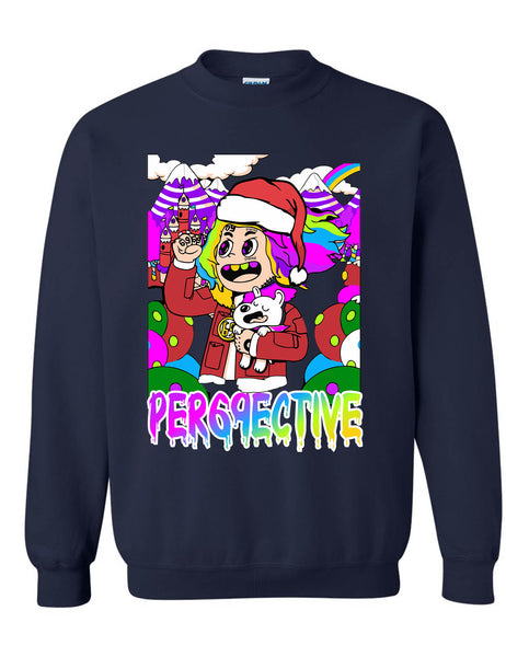 Adult Sweatshirt 69 Christmas Ugly Sweatshirt Trendy Xmas Top Gift