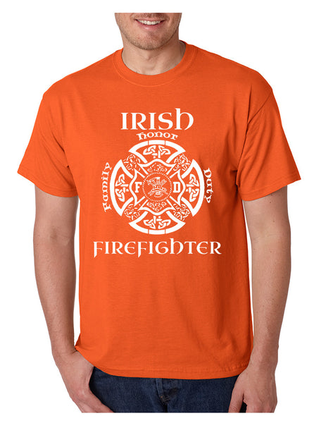 Men's T Shirt Irish Firefighter St Patrick's Patry Irish T Shirt - ALLNTRENDSHOP - 3