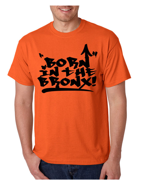 Men's T Shirt Born In The Bronx Cool Neighborhood TShirt
