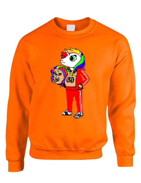 Adult Sweatshirt 6ix9ine Unicorn 69 Trendy Top Cool Stuff Popular