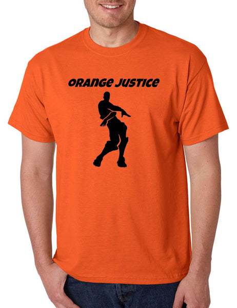 Men's T Shirt Orange Justice Move Dance Trendy Dancing Dancer Gift
