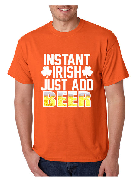 Men's T Shirt Instant Irish Add Beer St Patrick's Day Shirt - ALLNTRENDSHOP - 3