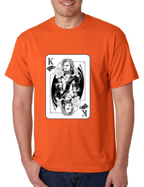 Men's T Shirt Jon Snow Card Trendy Shirt Popular Tee
