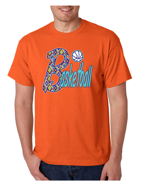 Men's T Shirt Basketball Aztec Love Sport Gym Top Fitness Tee