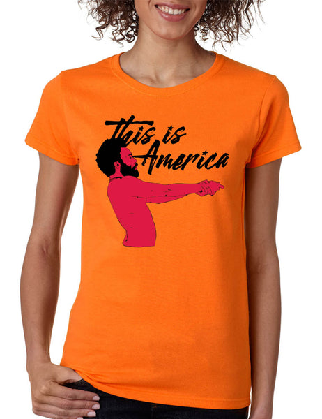 Women's T Shirt This Is America Popular Tee Cool Shirt Trendy Gift