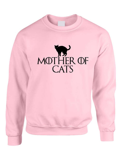 Mother of cats womens Sweatshirt