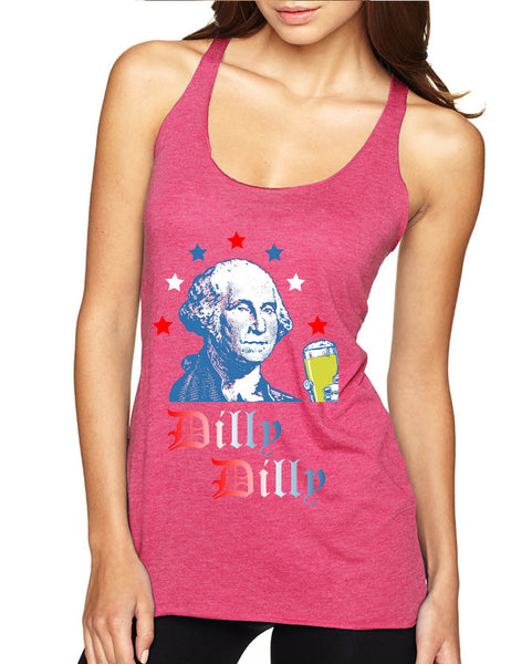 Women's Tank Top George Washington Dilly Dilly 4th Of July Cheers