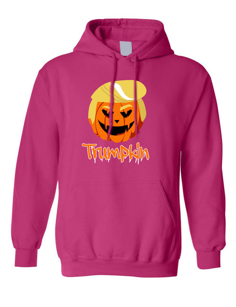 Adult Hoodie Trumpkin Trending Halloween Trump Funny Pumpkin Top