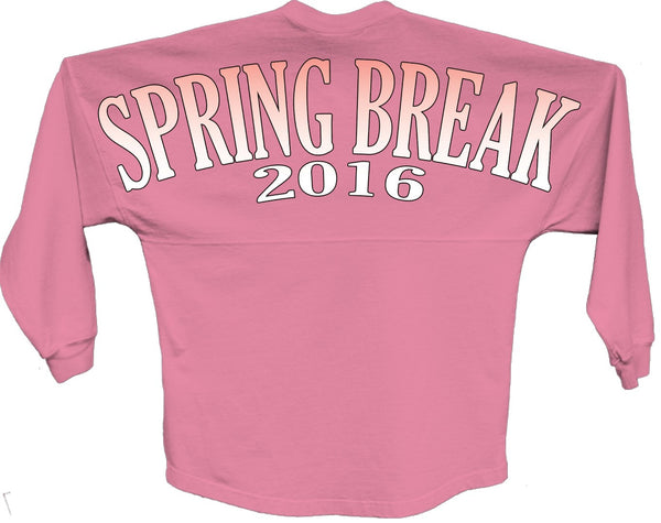 Spring break 2016 orange pom print J america shirt - ALLNTRENDSHOP - 3