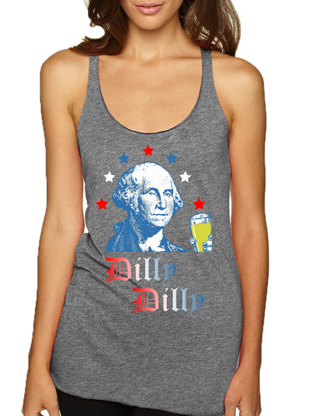 Women's Tank Top George Washington Dilly Dilly 4th Of July Cheers