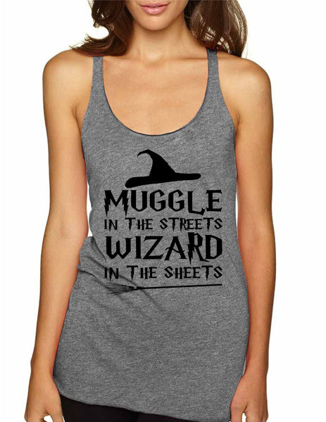Women's Tank Top Muggle In The Streets Wizard In The Sheets - ALLNTRENDSHOP - 4