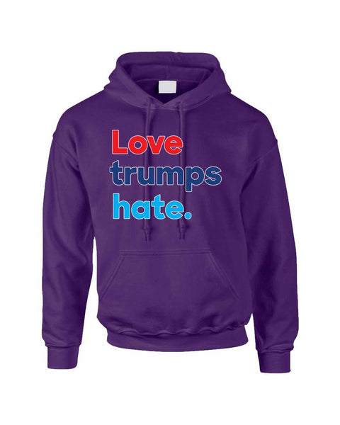 Adult Hoodie Love Trumps Hate Donald Trump USA Sweater - ALLNTRENDSHOP - 4