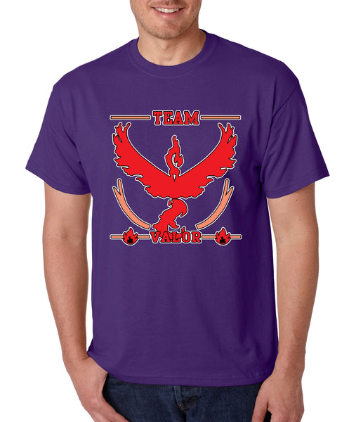 Men's T Shirt Team Valor Red Team Shirt