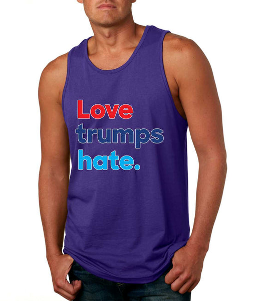 Men's Tank Top Love Trumps Hate Elections 2016 USA Top - ALLNTRENDSHOP - 2