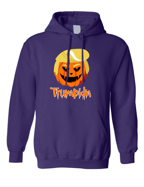 Adult Hoodie Trumpkin Trending Halloween Trump Funny Pumpkin Top