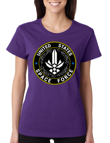 Women's T Shirt United States Space Force USSF Tshirt Love America