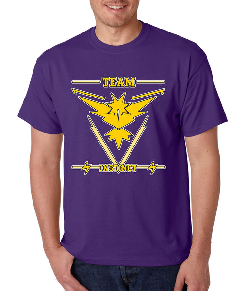 Men's T Shirt Team Instinct Yellow Team Shirt