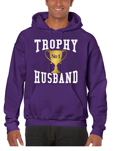 Men's Hoodie Trophy Husband Cool Xmas Gift Love Family Top - ALLNTRENDSHOP - 4