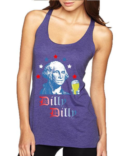 Women's Tank Top George Washington Dilly Dilly 4th Of July Cheers