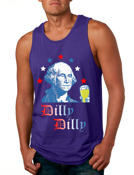 Men's Tank Top George Washington Dilly Dilly 4th Of July Cheers Gift