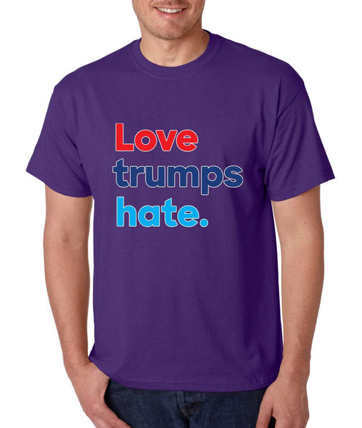 Men's T Shirt Love Trumps Hate Elections 2016 USA Tee - ALLNTRENDSHOP - 3